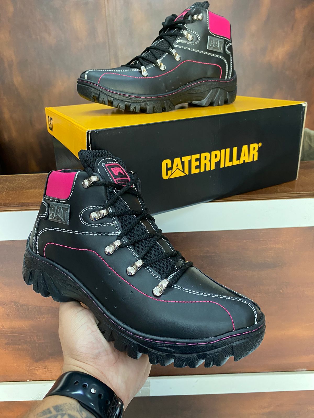 Kit 2 Pares Bota Caterpillar Adventure